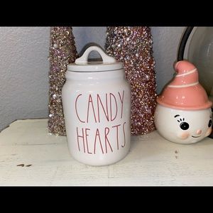 Candy Hearts canister